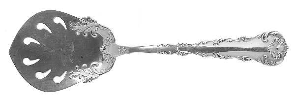Neapolitan-Kings Court (Sterling, 1895, No Monos) Large Cucumber Server