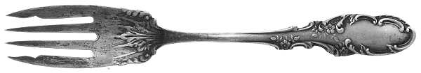 Orleans (Sterling, 1892) Individual Salad Fork
