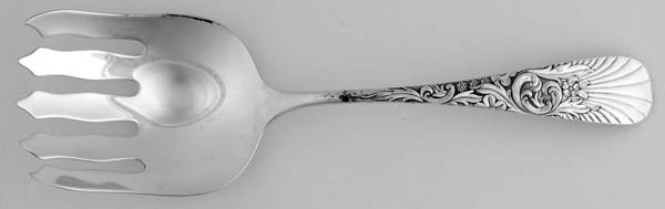 Palm (Sterling, 1887) Vegetable Serving Fork (Solid)