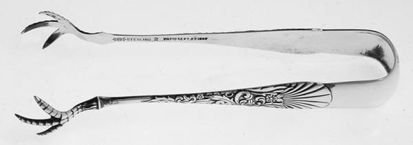 Palm (Sterling, 1887) Large Sugar Tongs