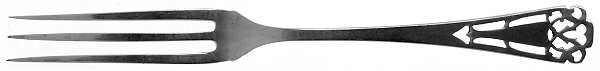 Pierced (Sterling, 1920) Individual Berry Fork