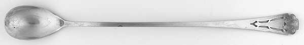 Pierced (Sterling, 1920) Long Handle Chocolate Muddler Spoon