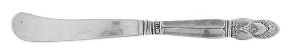 Princess Ingrid (Sterling) Hollow Handle Paddle Butter Spreader (Solid)
