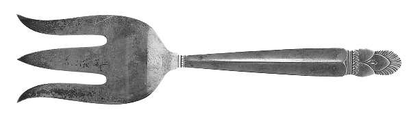 Princess Ingrid (Sterling) Solid Salad Serving Fork