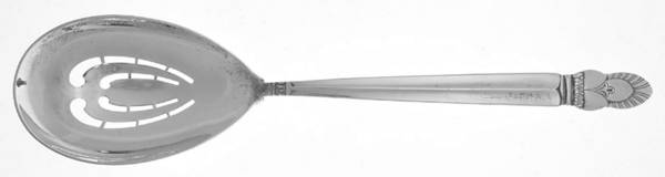 Princess Ingrid (Sterling) Solid Pierced Casserole Spoon
