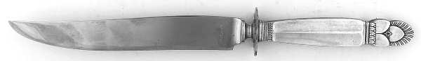 Princess Ingrid (Sterling) Small Steak Carving Knife, Silverplate Blade