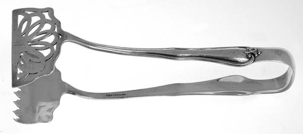 Puritan (Sterling, 1905) Large Solid Sandwich Tongs