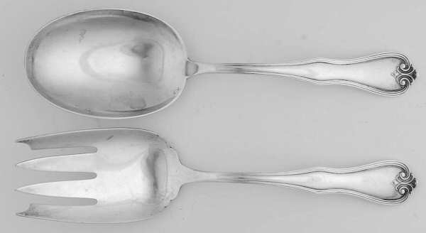 Puritan (Sterling, 1905) (2 Pc) Solid Salad Set