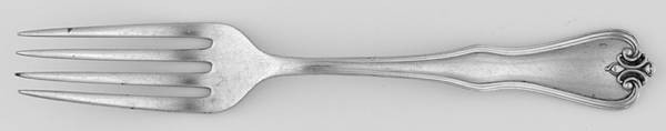 Puritan (Sterling, 1905) Luncheon/Dessert Fork, Solid Piece