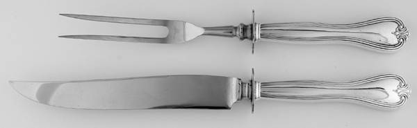 Puritan (Sterling, 1905) Small Stainless Blade 2-Piece Steak Carving Set