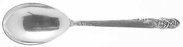 Rose of Sharon (Sterling, 1954) Solid Salad Serving Spoon