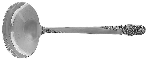 Rose of Sharon (Sterling, 1954) Solid Gravy Ladle