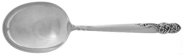 Rose of Sharon (Sterling, 1954) Oversize Solid Salad Serving Spoon