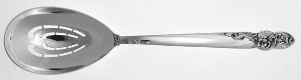 Rose of Sharon (Sterling, 1954) Pierced Vegetable Serving Spoon