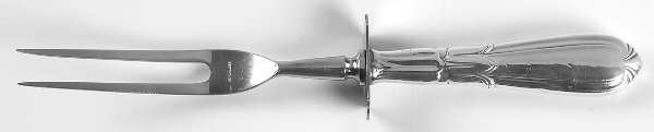 Troubadour (Sterling, 1950-1932) Large Stainless-Prong Roast Carving Fork