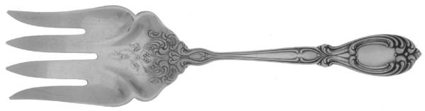 Victoria-Florence (Sterling, 1905) Small Solid Fish Serving Fork