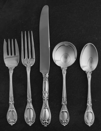 Victoria-Florence (Sterling, 1905) 40 Piece Estate Set