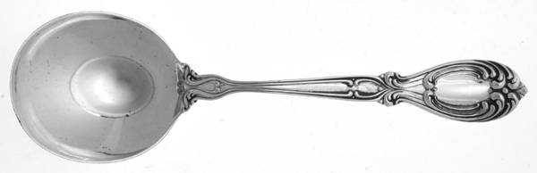 Victoria-Florence (Sterling, 1905) Round Bowl Soup Spoon (Gumbo)