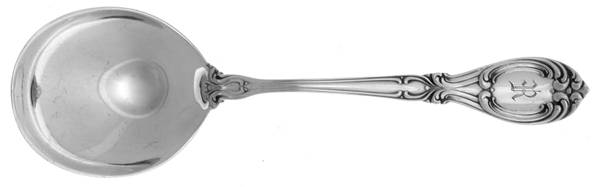 Victoria-Florence (Sterling, 1905) Round Bowl Soup Spoon (Bouillon)