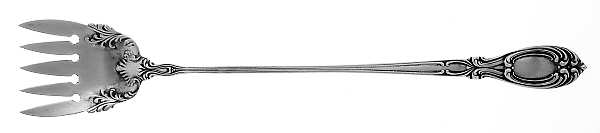 Victoria-Florence (Sterling, 1905) Large Solid Tined Sardine Serving Fork