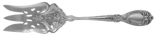 Victoria-Florence (Sterling, 1905) Medium Solid Cold Meat Serving Fork