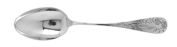 Wheat-Engraved Five O'Clock Teaspoon