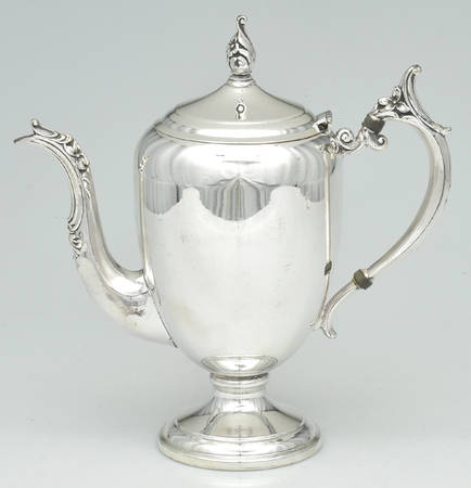 Silverplate Hollowware Silverplate Coffee Pot