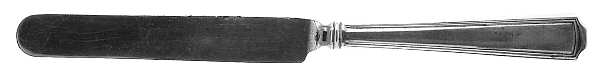 American Chippendale(Sterling, 1905) Youth Knife, Solid Piece