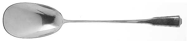 American Chippendale(Sterling, 1905) Large Lettuce Serving Spoon