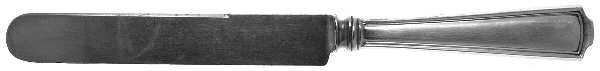 American Chippendale(Sterling, 1905) Old French Hollow Knife with Bolster