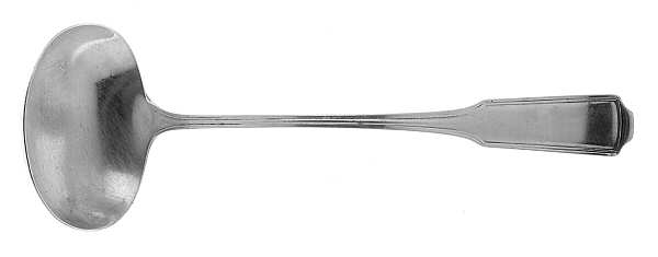 American Chippendale(Sterling, 1905) Solid Piece Cream Ladle