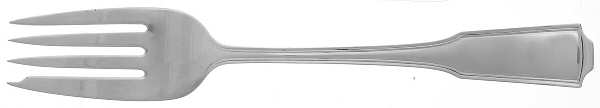 American Chippendale(Sterling, 1905) Individual Solid Fish Fork