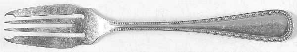 Bead (Sterling, 1917) Individual Solid Fish Fork