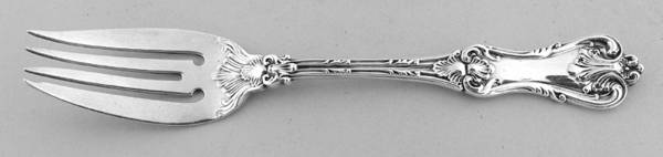 Federal Cotillion (Sterling, 1901, No Monograms) Large Individual Solid Fish/Salad Fork
