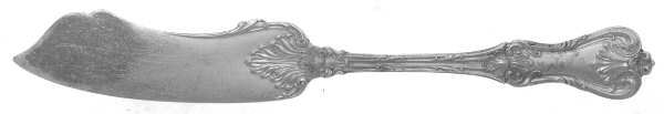 Federal Cotillion (Sterling, 1901, No Monograms) Flat Handle Master Butter Knife