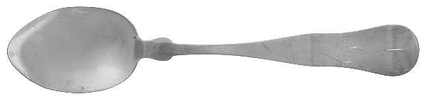 Fiddle (Sterling, 1886) Monogram Teaspoon