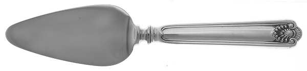 Fiddle Shell-Alden (Sterling, 1914, No Monos) Cheese Server with Stainless Blade
