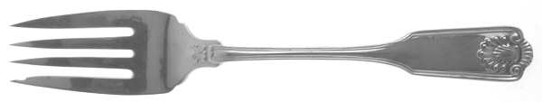 Fiddle Shell-Alden (Sterling, 1914, No Monos) Individual Salad Fork