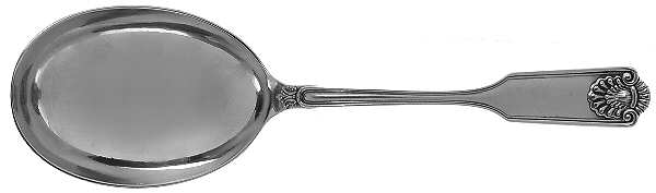 Fiddle Shell-Alden (Sterling, 1914, No Monos) Preserve Spoon