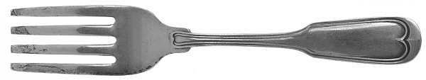 Fiddle Thread (Sterling, 1902, No Monos) Baby Fork