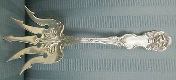 Lion (Sterling, 1903, No Monograms) Small Chipped Beef Fork