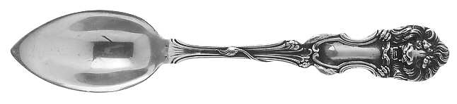 Lion (Sterling, 1903, No Monograms) Fruit/Orange Spoon