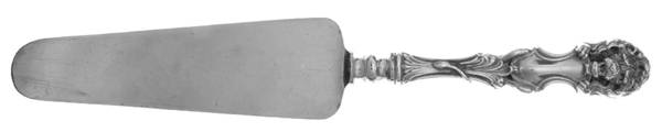 Lion (Sterling, 1903, No Monograms) Pie Server with Silverplate Blade