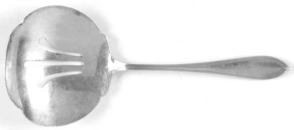 Pilgrim (Sterling, 1909) Solid Bon Bon Spoon with Pierced Bowl