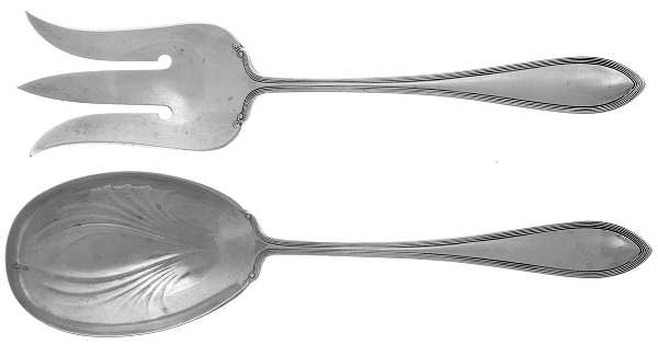 Pilgrim (Sterling, 1909) (2 Pc) Solid Salad Set