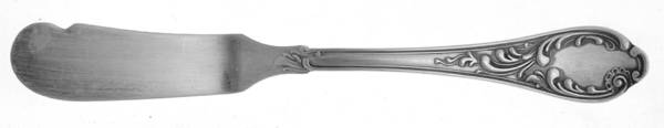 FRV1 (Silverplate) Flat Handle Butter Spreader by Fritz Voos