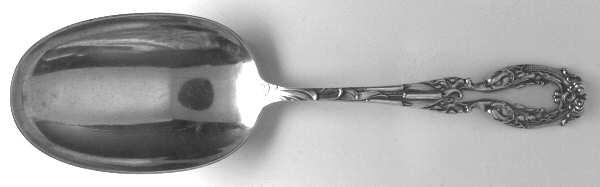 Cattails (Sterling) Solid Salad Serving Spoon