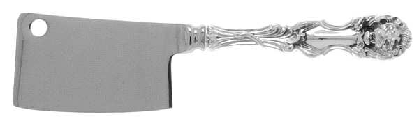 Lion (Sterling, New) Cheese Cleaver with Stainless Blade