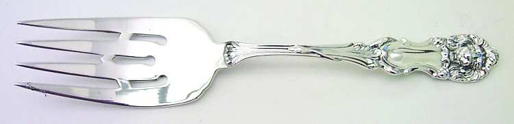 Lion (Sterling, New) Small Solid Cold Meat Serving Fork