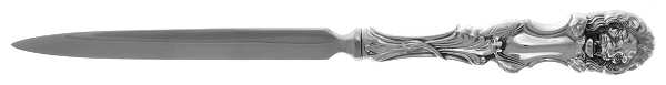 Lion (Sterling, New) Letter Opener with Stainless Blade